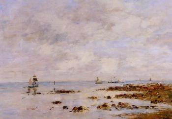尤金 佈丹 Low Tide at Saint-Vaast-la-Hougue 尤金 佈丹 Low Tide at Saint-Vaast-la-Hougue